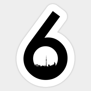 Toronto 6 TDot, The6ix, T.0 Sticker